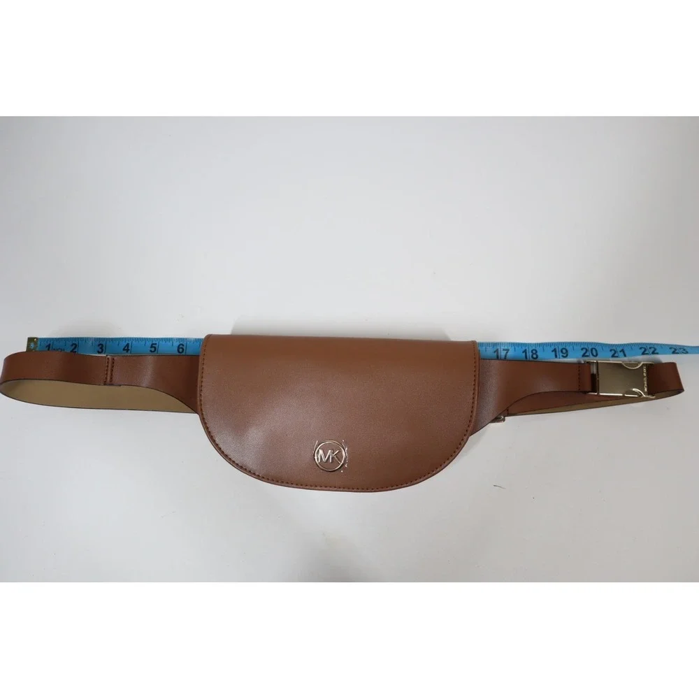 Michael Kors Brown Genuine Leather Belt Bag‎